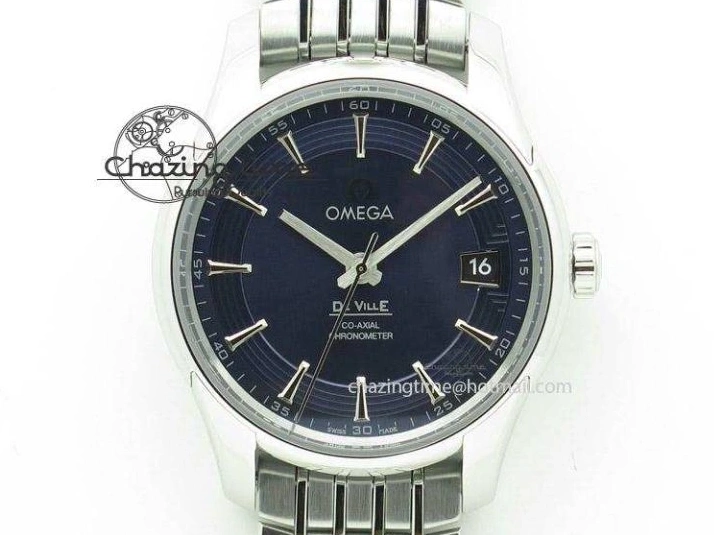 0601 SportInspired Speedmaster Racing Master SS HKF Best Edition Blue Black Dial on Black Rubber Strap A 7817